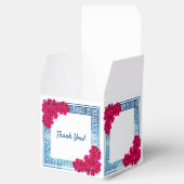 Waterverf Grecian Elegance + Pink Flowers Bedankdoosjes (Geopend)