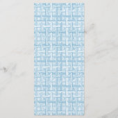 Waterverf Grecian Elegance + Pink Flowers Menu (Achterkant)