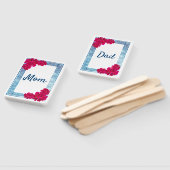 Waterverf Grecian Elegance Roze Baby shower Spel Handwaaier (Niet-gemonteerd)