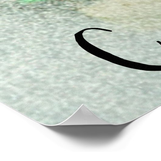 Waterverf Green Cactus Lover Poster (Hoek)