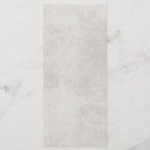 Waterverf Green Cactus Southwest Wedding Menu (Achterkant)