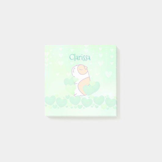 Waterverf Green Cute Custom School Kantoor Post-it® Notes (Voorkant)