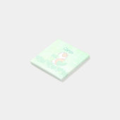 Waterverf Green Cute Custom School Kantoor Post-it® Notes (Schuin)