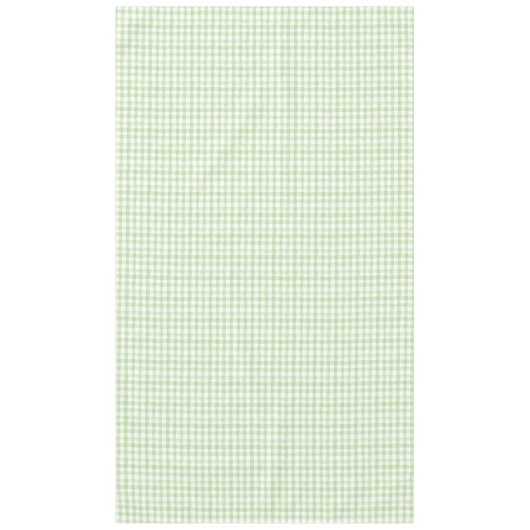 Waterverf Green en White Gingham Wedding Tafelkleed (Voorkant)
