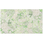 Waterverf Green en White Gingham Wedding Tafelkleed (Voorkant (Horizontaal))