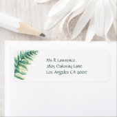 Waterverf Green Fern Etiket (Insitu)