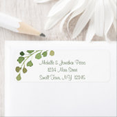 Waterverf Green Fern Etiket (Insitu)