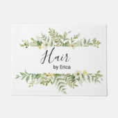Waterverf Green Foliage Salon Deurmat (Voorkant)