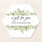 Waterverf Green Foliage Salon Kartonnen Onderzetters (Voorkant)