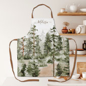 Waterverf Green Forest Schort