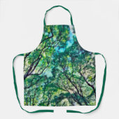 Waterverf Green Forest Schort (Voorkant)