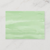 Waterverf Green Frog luier loterij ticket Informatiekaartje (Achterkant)