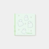Waterverf Green Girly Ghost Name Notes (Voorkant)