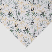 Waterverf Green Gold Bamboo - loskoppeling Tissuepapier (Detail)