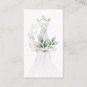 Waterverf Green Gold Bridal Show Registry Kaart (Achterkant)