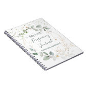Waterverf Green Gold Foliage Pregnage Journal Notitieboek (Rechterzijde)