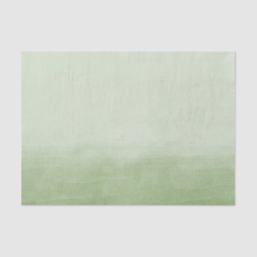 Waterverf Green Ombre Tissuepapier (Voorkant)
