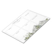 Waterverf Green Pine Forest Weekly Planner Notitieblok (Schuin)