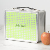 Waterverf Green Plaid Ginham Gepersonaliseerde Voe (In situ)