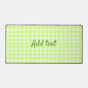Waterverf Green Plaid Ginham Gepersonaliseerde Voe Bureaumat