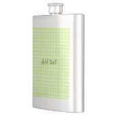 Waterverf Green Plaid Ginham Gepersonaliseerde Voe Flacon (Links)
