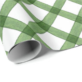 Waterverf Green Pset Kerstmis Cadeaupapier (Rol Hoek)