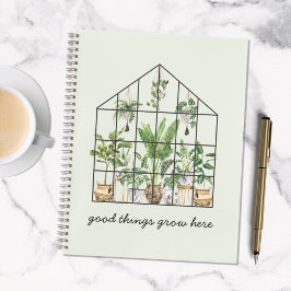 Waterverf Green Tropical House Plant Journal Notitieboek