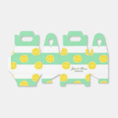 Waterverf Green Yellow Lemon Bedankdoosjes (Uitgevouwen)