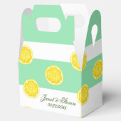 Waterverf Green Yellow Lemon Bedankdoosjes (Geopend)