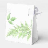 Waterverf Greenery Baby shower Hartelijk dank Bedankdoosjes (Achterkant)