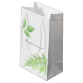 Waterverf Greenery Baby shower Klein Cadeauzakje (Achterkant Gekanteld)