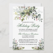 Waterverf Greenery Berries Kaart (Voorkant)