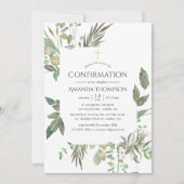 Waterverf Greenery-bevestiging Kaart (Voorkant)