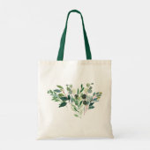 Waterverf Greenery, Blue Gum Eucalyptus Welcome Tote Bag (Achterkant)