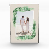 Waterverf Greenery Border Fotoblokken (Voorkant)