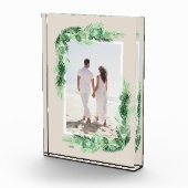 Waterverf Greenery Border Fotoblokken (Rechts)