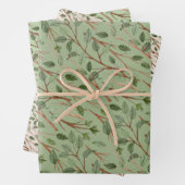 Waterverf Greenery Branches Inpakpapier Vel (In situ)
