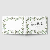 Waterverf Greenery | Bruiloft Gastenboek (Volledig)