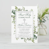 Waterverf Greenery Communy Silver Sage Green Kaart (Staand voorkant)