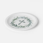 Waterverf Greenery Cross-Commune Papieren Bordje (Gekanteld)