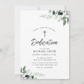 waterverf Greenery Dedication Kaart (Voorkant)