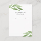 Waterverf Greenery die juwelenvertoning verdient Visitekaartje (Voorkant)