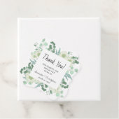 Waterverf Greenery en bloemen Dank je huwelijk Bedankjes Labels (In situ)