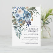 Waterverf Greenery en Roze Floral Vrijgezellenfees Kaart (Staand voorkant)