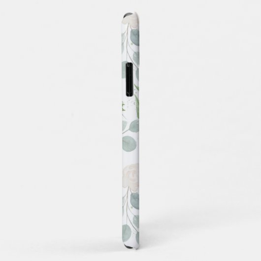 Waterverf Greenery en White Flowers Pattern Case-Mate iPhone Case (Achterkant/rechts)