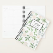 Waterverf Greenery en White Flowers Pattern Planner (Display)