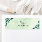 Waterverf Greenery Eucalyptus Leaves Adres Etiket (Insitu)