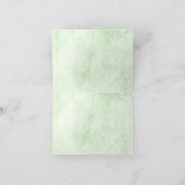 Waterverf Greenery Eucalyptus Leaves Place Card Bedankkaart (Binnen)