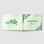 Waterverf Greenery Eucalyptus Leaves Wedding Gastenboek (Volledig)