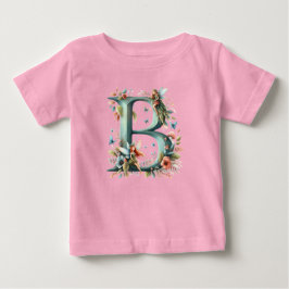 Waterverf Greenery Fairies Monogram Letter B